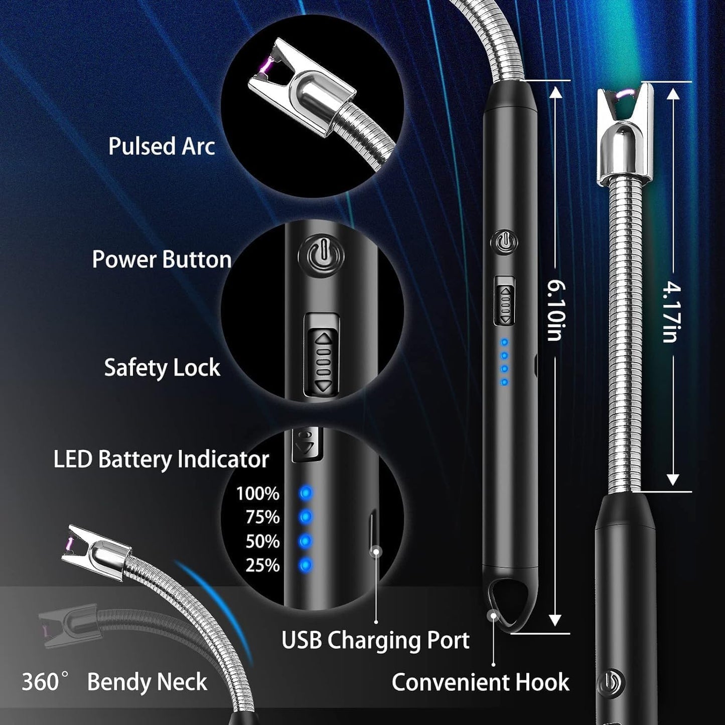 Flameless Rechargeable Arc Lighter™