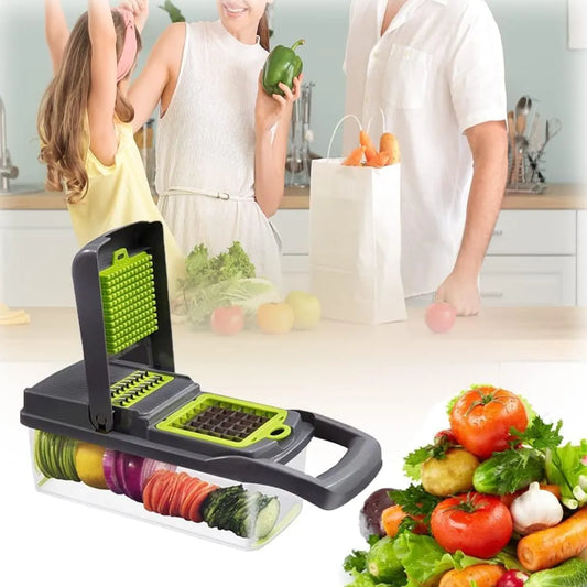 16‑in‑1 Multipurpose Vegetable & Fruit Chopper