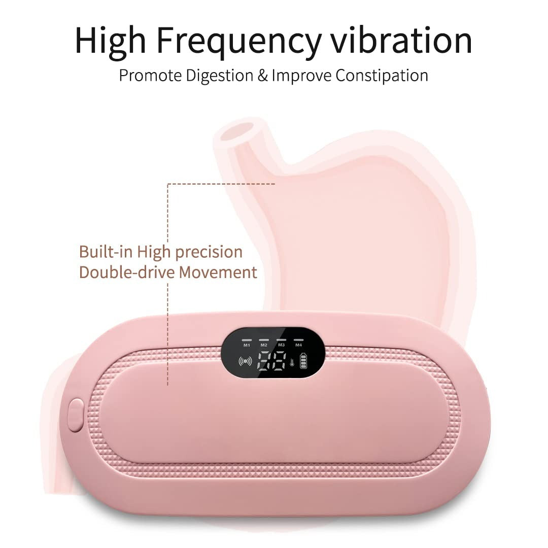 UrbanStack™ Wellness Heat Belt Cordless USB-Rechargeable Heating Pad + Vibration Massage Relief on the go — feel comfort wherever, whenever