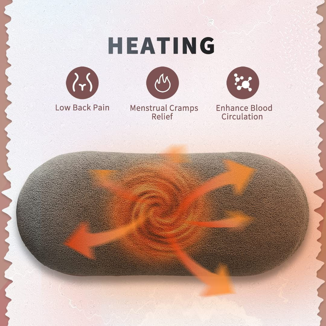UrbanStack™ Wellness Heat Belt Cordless USB-Rechargeable Heating Pad + Vibration Massage Relief on the go — feel comfort wherever, whenever