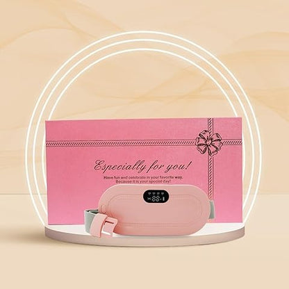 UrbanStack™ Wellness Heat Belt Cordless USB-Rechargeable Heating Pad + Vibration Massage Relief on the go — feel comfort wherever, whenever