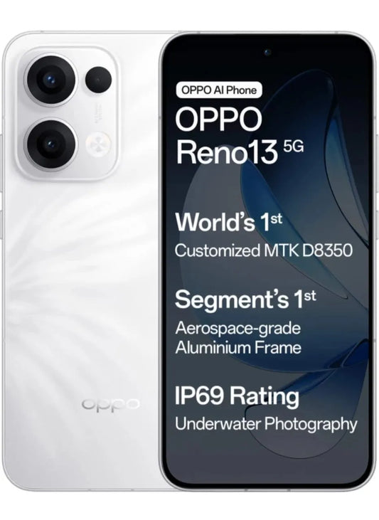 Oppo Reno13 5G (Ivory White, 128 GB) (8 GB RAM)